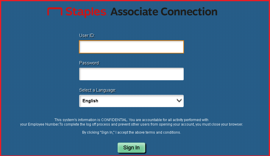 Staples associate connection login