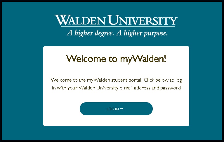 Walden University Student Portal