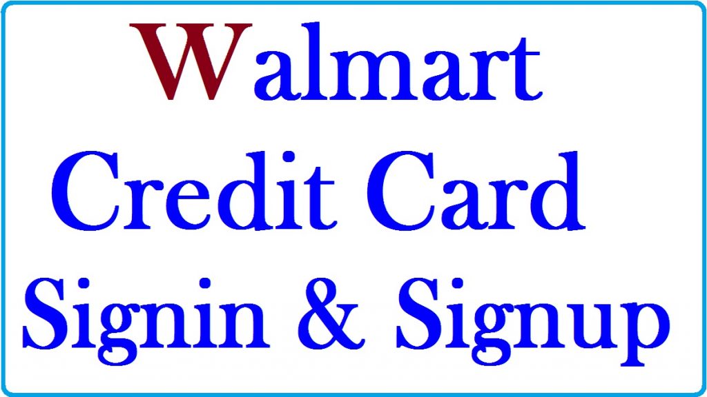 Walmart Credit Card Login