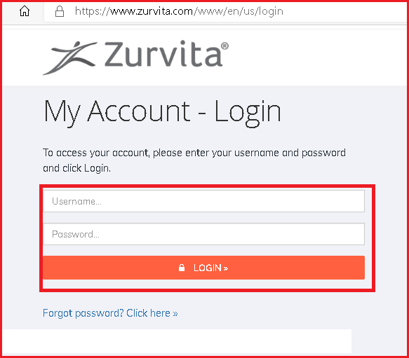 Zurvita Login