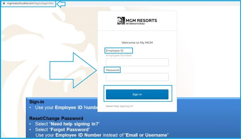 Mlifeinsider Employee Login Process 2022 At Mgmresorts okta