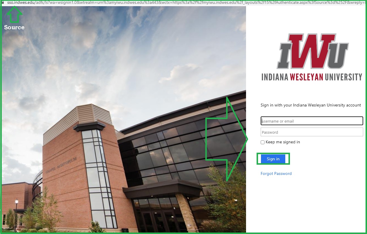 Indiana Wesleyan University Login Online Portal At Myiwu indwes edu
